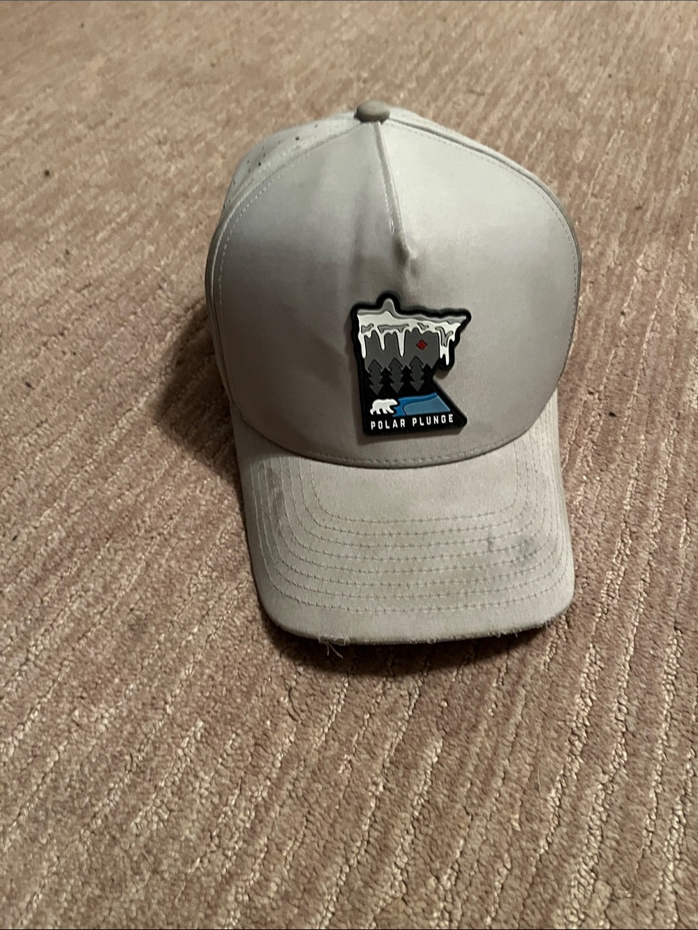 Polar Plunge Beige Trucker Cap - Unbranded